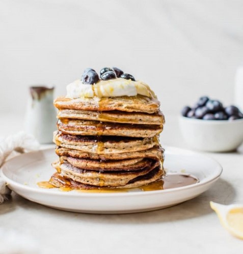 Blueberry Chia Seed Pancakes1