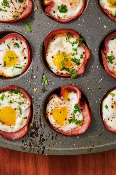 Ham Cheese Egg Cups