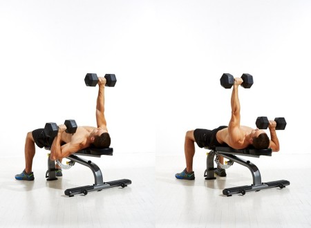 Altnerating Dumbbell Chest Press