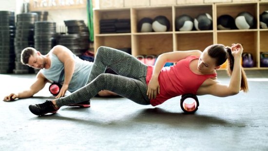 Foam Rolling at the Gym