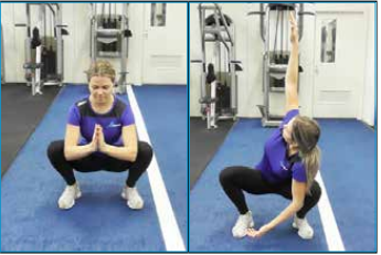 Squat w Rotation