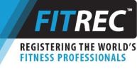 FITREC international logo: Registering the world's fitness professionals. Fitness registration, fitness professionals.