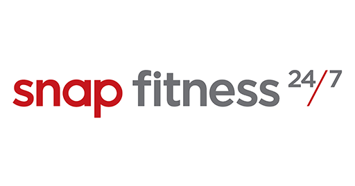 Snap Fitness 24/7 logo in red and gray text on white background